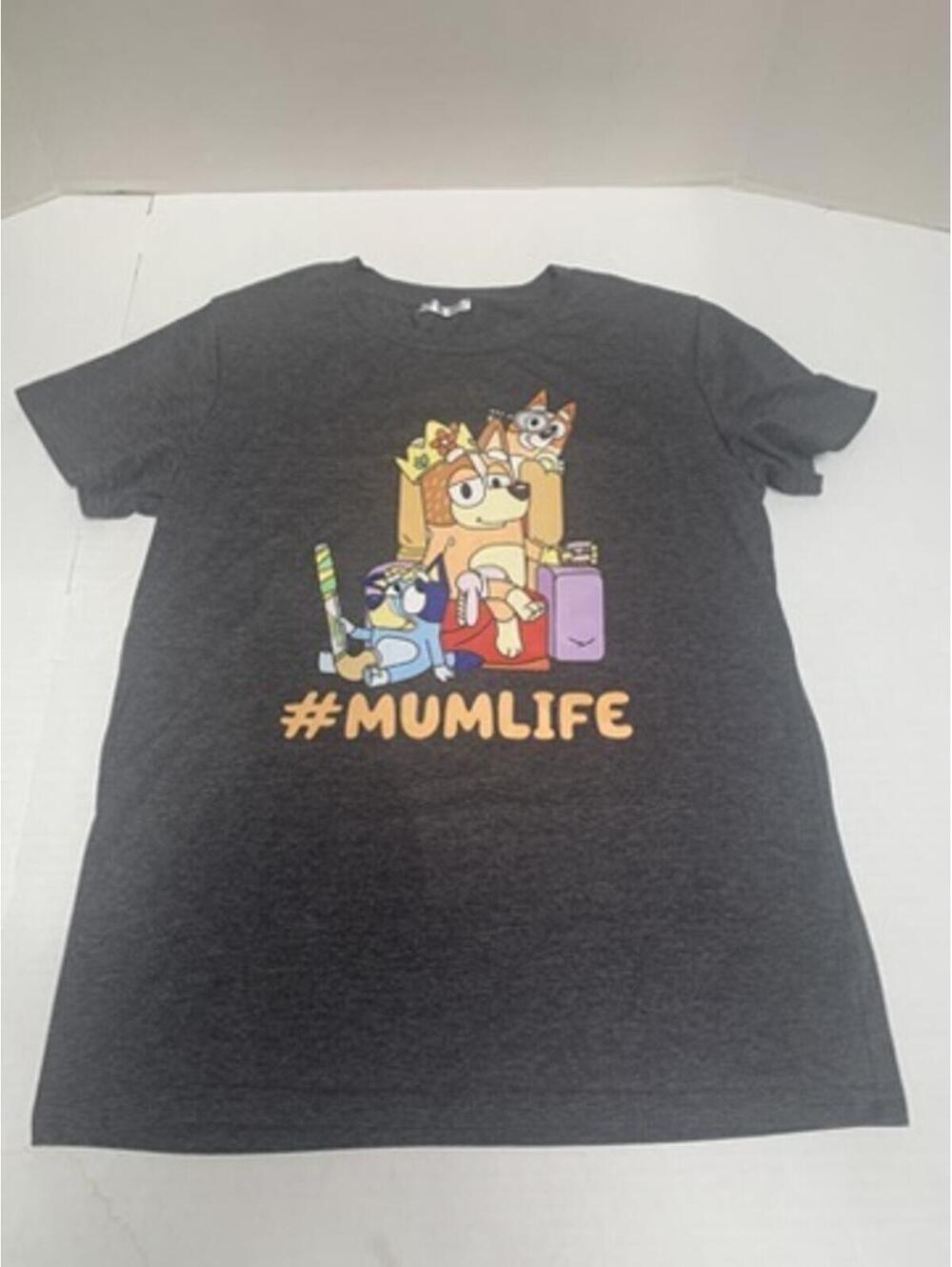 Bluey and Mom Graphic T Shirt Unisex Size Medium